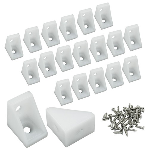 Pcs plastic corner bracket - 20,
