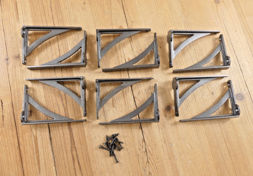 Cast iron angle brackets - 12,