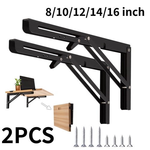 2pcs folding shelf brackets - shelf,