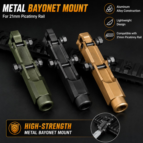 Aluminum bayonet mount - aluminum,